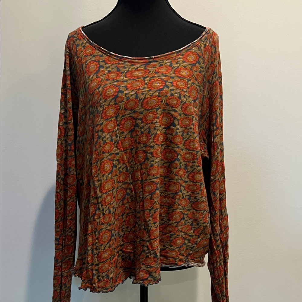 NATURAL LIFE Boho Long Sleeve Top